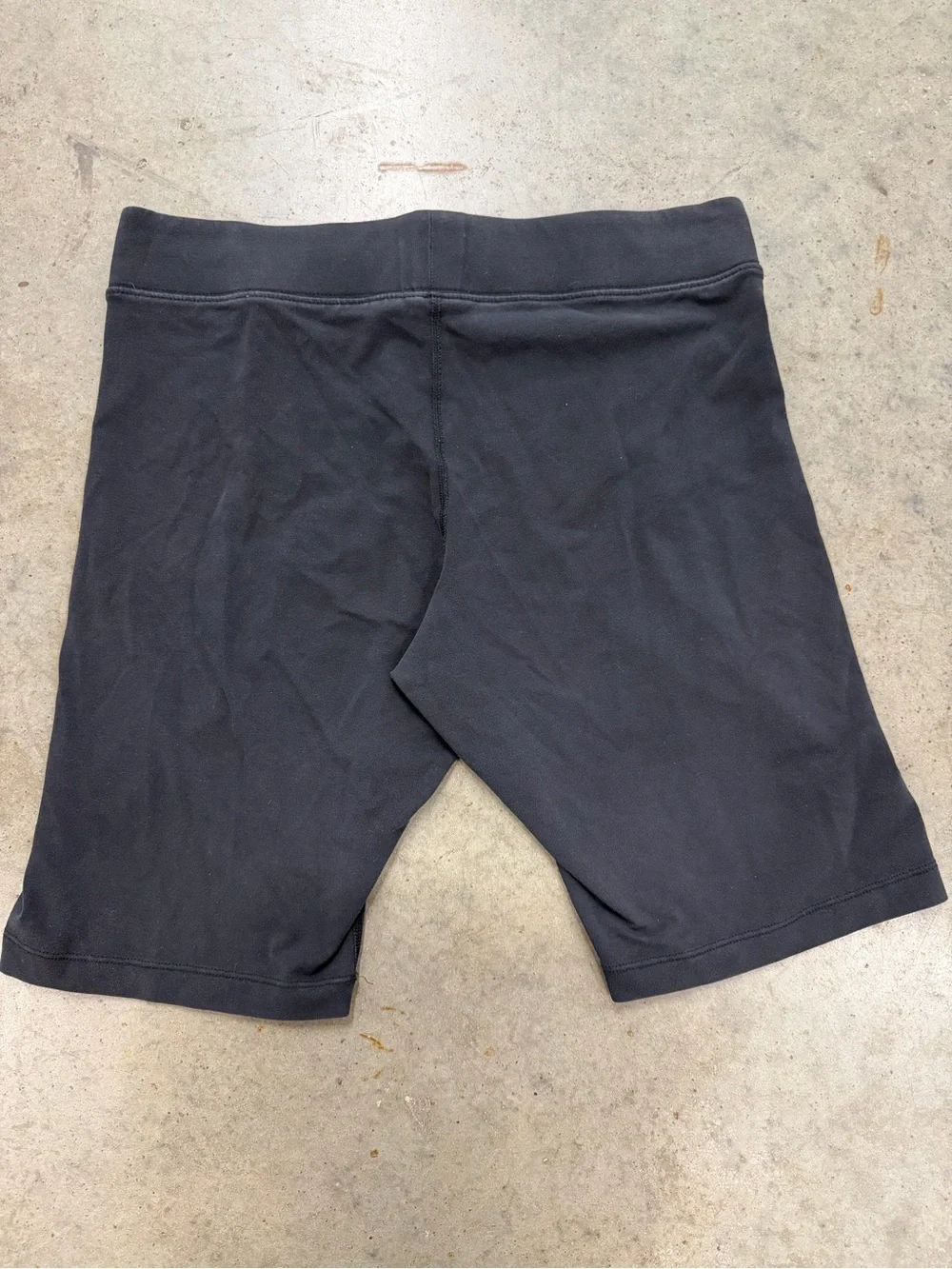 Nike Black Bike Shorts with White Swoosh